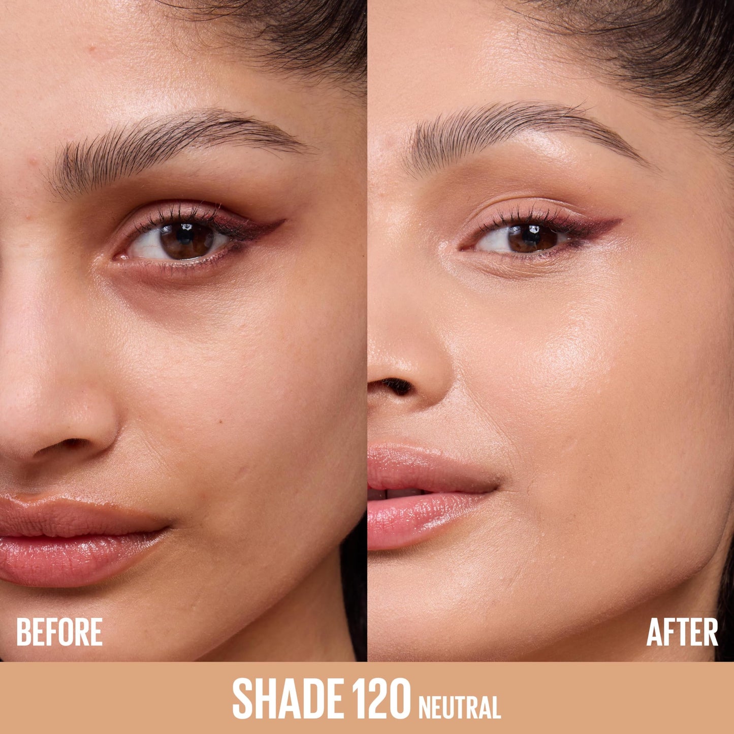Maybelline Lifter Plump & Glow Foundation, Liquid Foundation with 2% Niacinamide + Hyaluronic Acid, Plumping and Brightening Face Makeup, 120, 1 Count Beauty & Personal Care MAYBELLINE