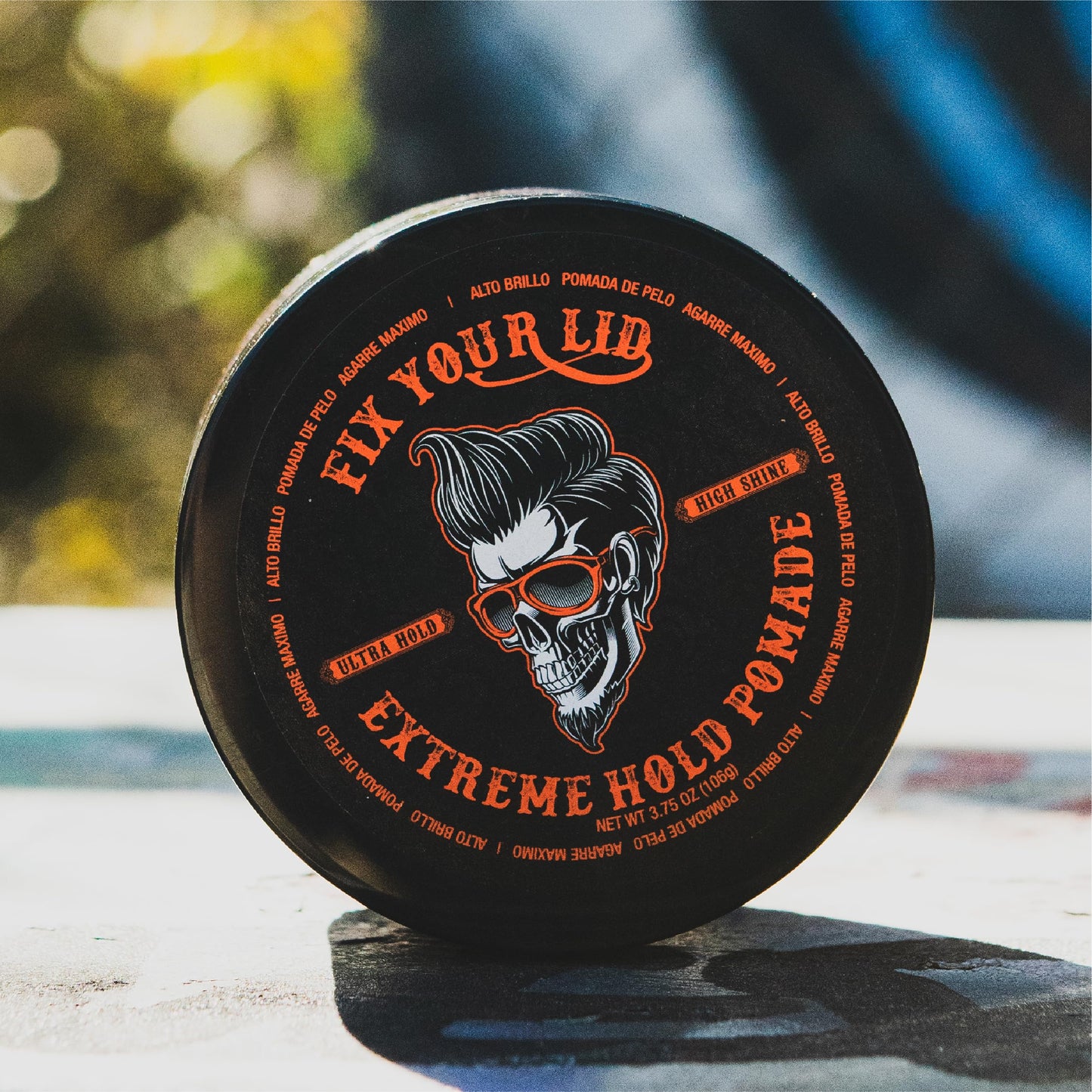 Fix Your Lid Extreme Hold Hair Pomade For Men - High Shine Water Based Hair Gel 3.75 oz - Easy To Wash Out Beauty & Personal Care Fix Your Lid