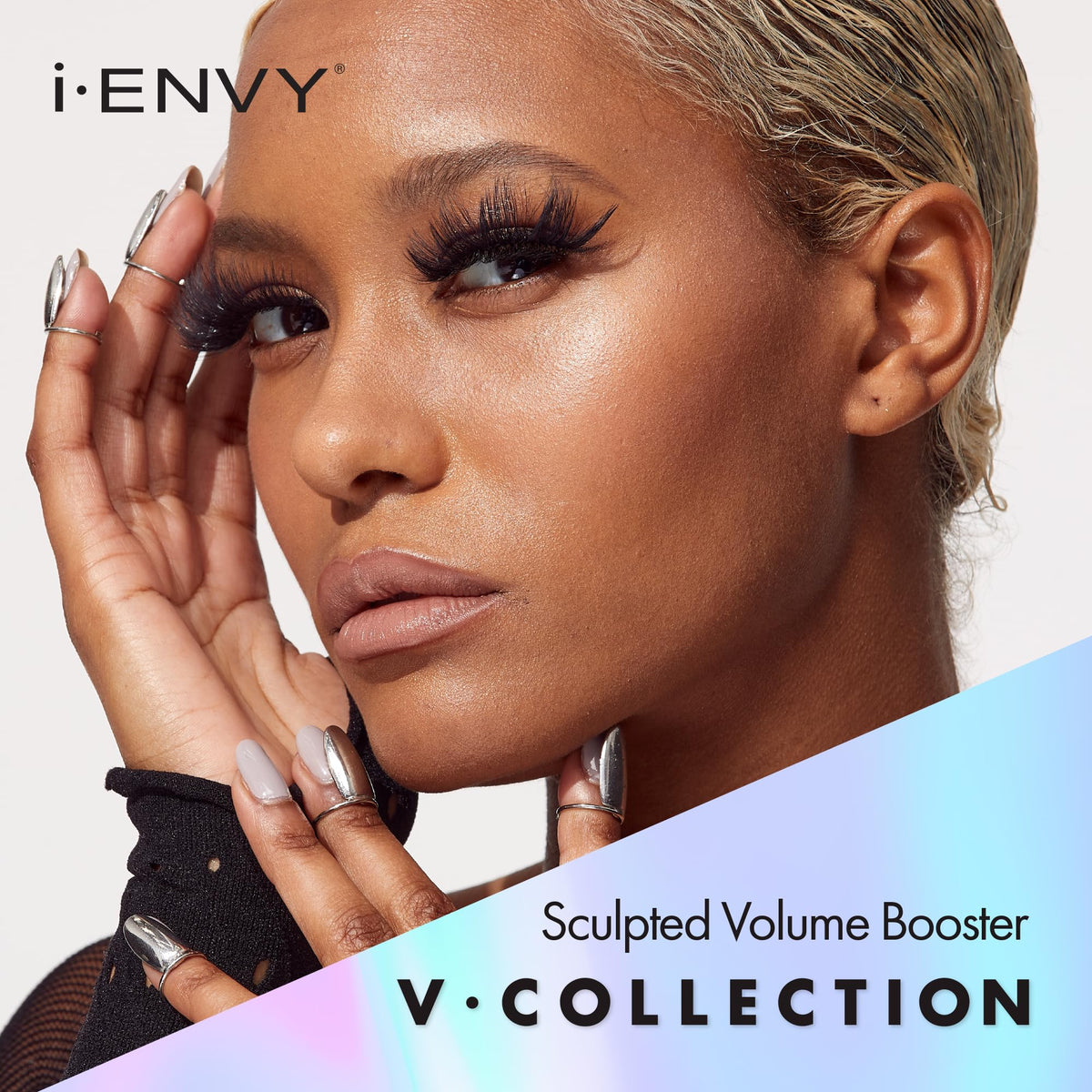 i-ENVY Fales Lashes, V-Shaped Volume Strip Lashes Dramatic Spiky Trendy Extension Soft Reusable Eye Lashes, Cat Eye Fluffy Fake Lashes (06) Beauty & Personal Care i•ENVY