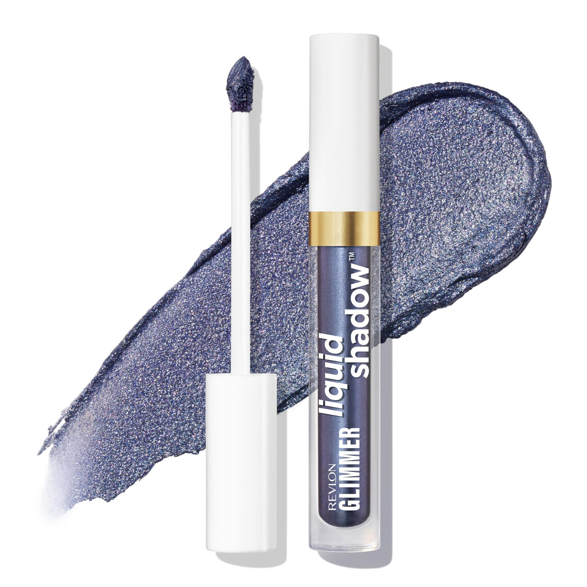 REVLON Glimmer Liquid Shadow, Smudge-Proof Shimmer Eyeshadow Makeup, Long Lasting, High Pigment, 207 Once in a Blue Moon Beauty & Personal Care REVLON