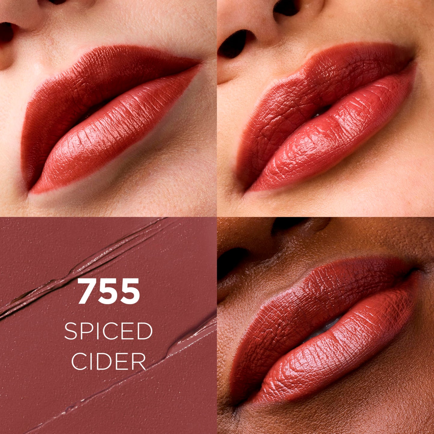 L'Oreal Paris Makeup Colour Riche Original Creamy Hydrating Satin Lipstick, 755 Spiced Cider, 1 Count Beauty & Personal Care L'Oreal Paris