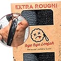 Extra Rough Exfoliating Washcloth - Extreme Body & Back Scrubber for Shower, Extra Long, Hygienic Exfoliator Wash Cloth, Men Or Women, 2 Count Pack, 1 Beauty & Personal Care Bye Bye Loofah