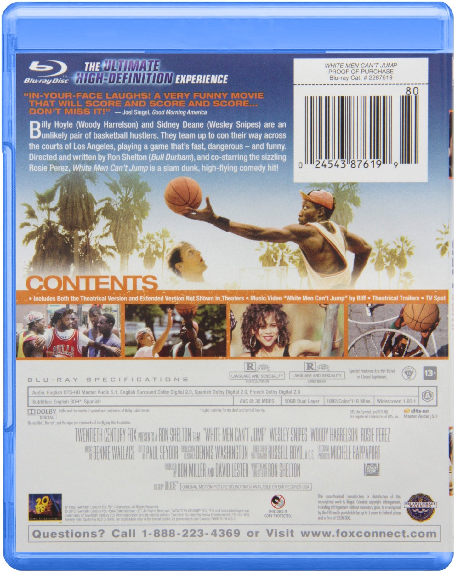 White Men Can't Jump [Blu-ray] Beauty & Personal Care Twentieth Century Fox