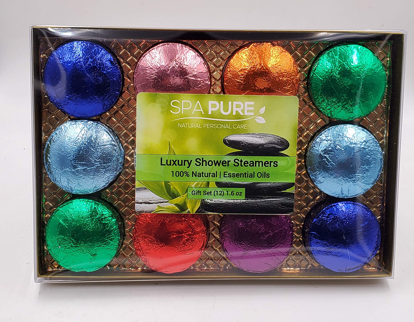 Spa Pure Shower Bombs:Rejuvenating Steamers and Aromatherapy Tablets, Bomb, and Vaporizing Steamer Soothers Bath Melt For Women, Men, All Natural Beauty and Personal Care Spa Pure