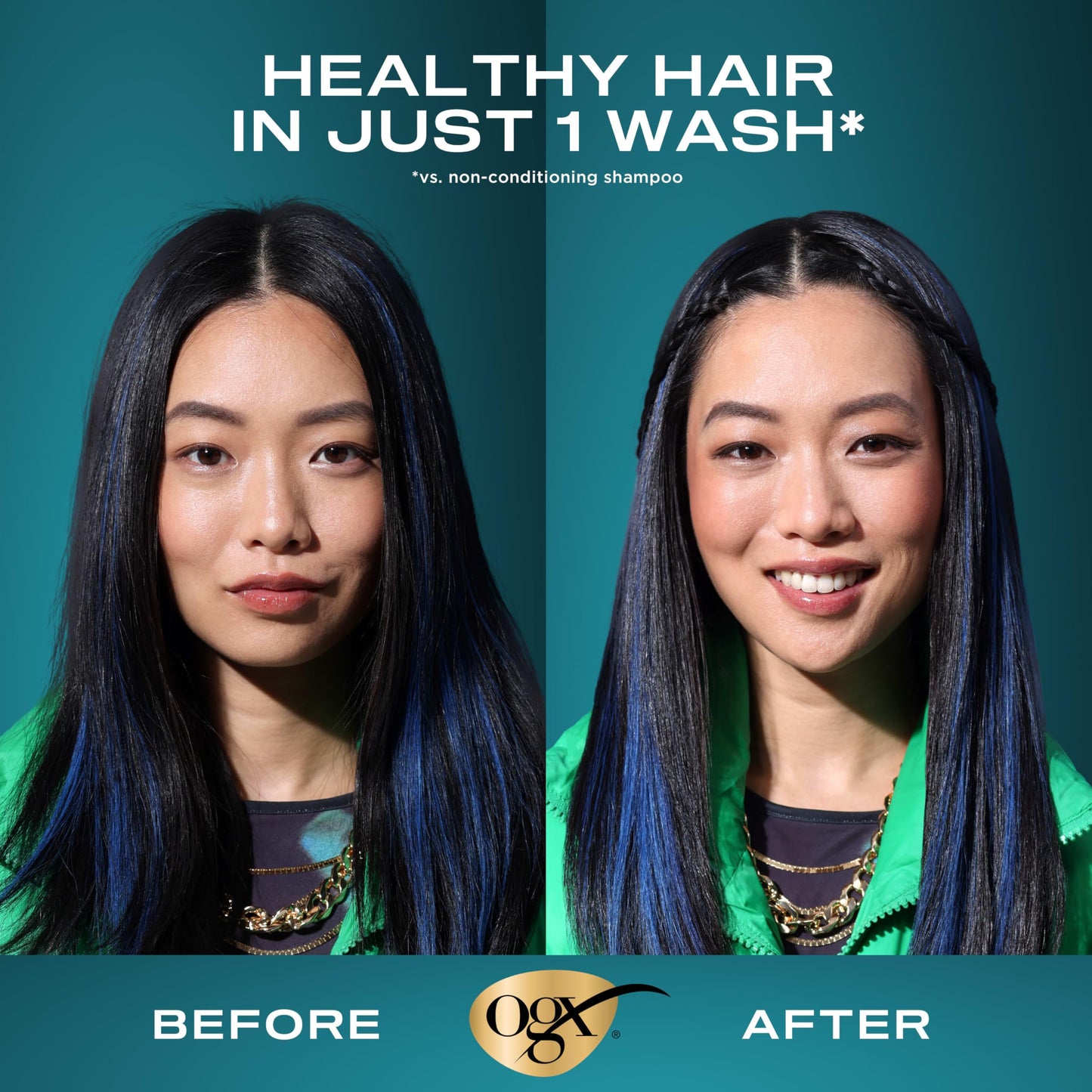 OGX Renewing + Argan Oil of Morocco Shampoo, Damage Repairing Shampoo & Argan Oil to Cleanse & Help Strengthen & Repair Damaged Hair, Travel Size Beauty & Personal Care OGX