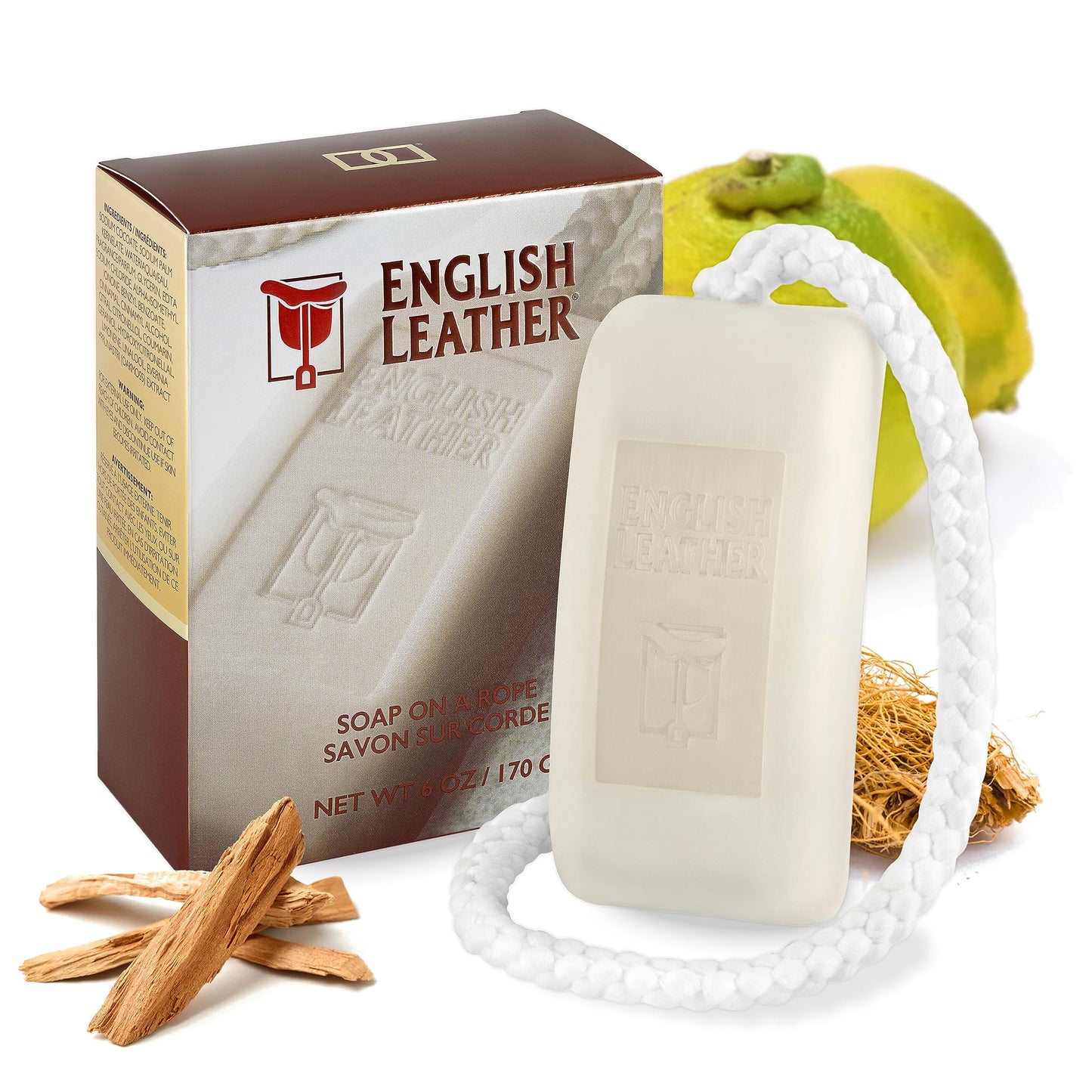 English Leather Fragrance Soap On A Rope for Men Beauty & Personal Care Dana