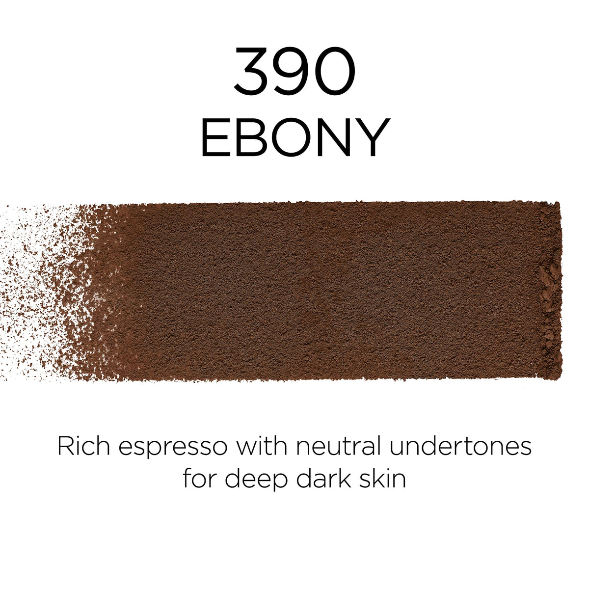 L'Oreal Paris Makeup Infallible Fresh Wear Foundation in a Powder, Up to 24H Wear, Waterproof, Ebony, 0.31 oz. (Packaging May Vary)