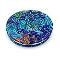 Aeisage Pocket Mirror for Women Small Travel Mirror Magnifying Van Gogh Irises Flower Purse Mirror Compact Unique Gift for Artistic Mom Beauty & Personal Care Aeisage
