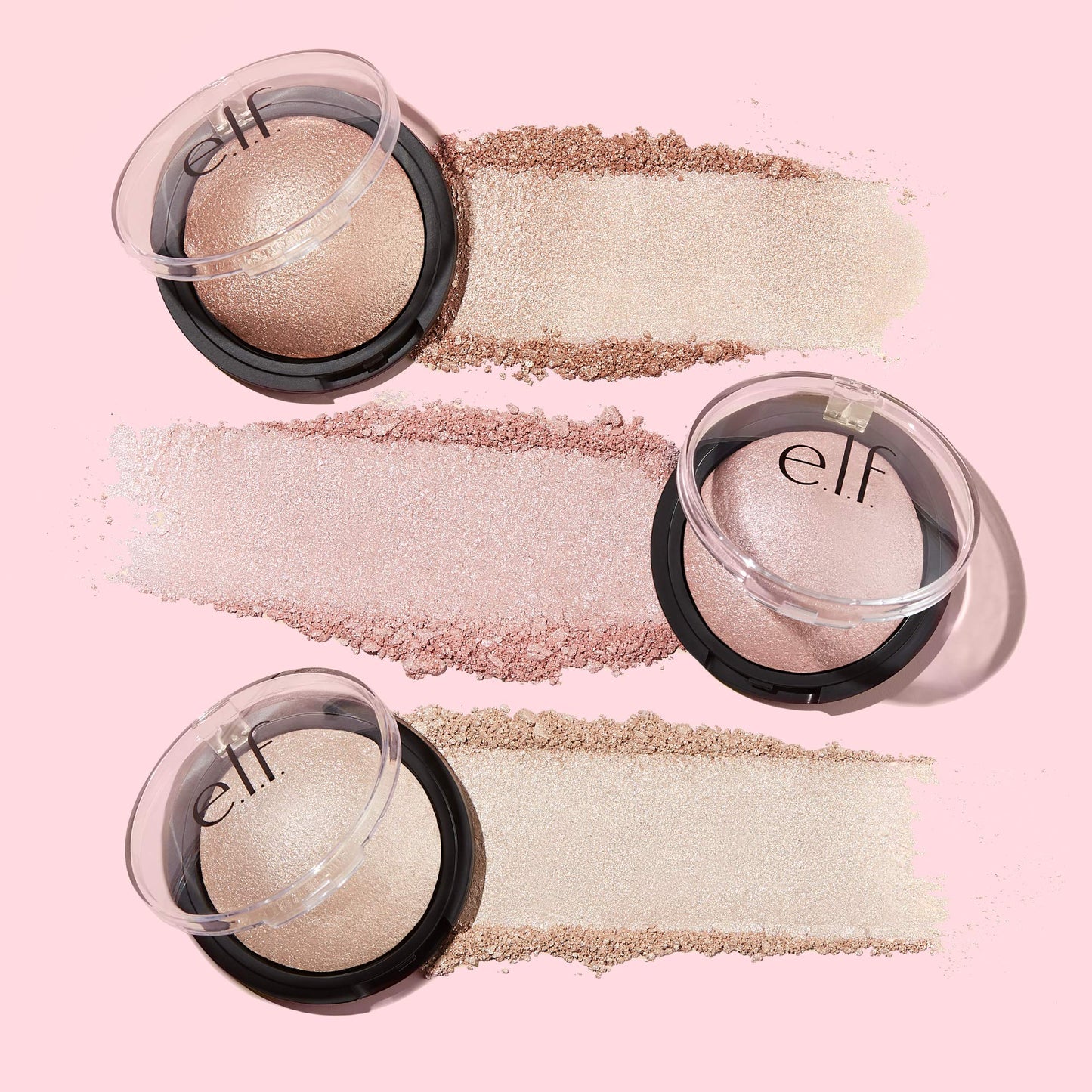e.l.f. Baked Highlighter, Sheer Shimmering Color, Blush Gems, 0.16 Ounce Beauty & Personal Care e.l.f.