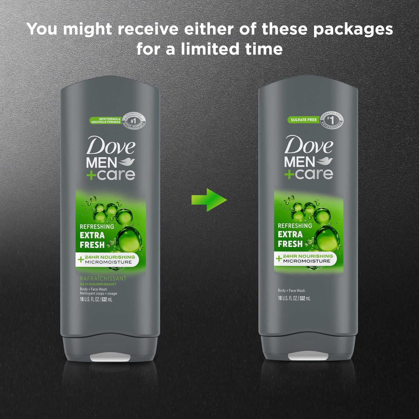 Dove Men+Care Body and Face Wash Refreshing Extra Fresh Body Wash for Men with 24-Hour Nourishing Micromoisture Technology 18 oz Beauty & Personal Care DOVE MEN + CARE