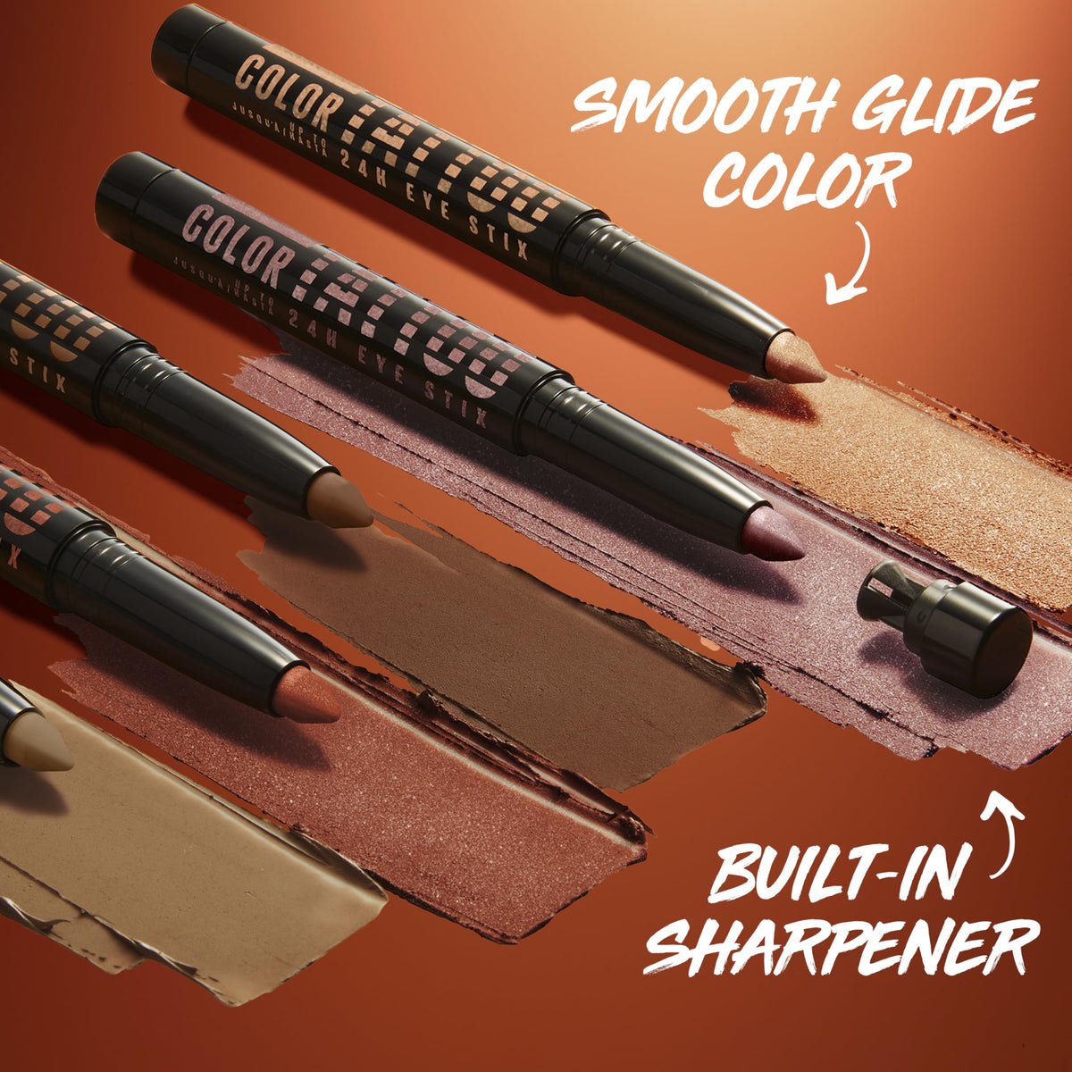MAYBELLINE Color Tattoo Longwear Multi-Use 24HR Eye Shadow Stix, Rich, Long Lasting Eyeshadow, Eyeliner and Eye Primer Stick, I Am Cheeky (Mauve