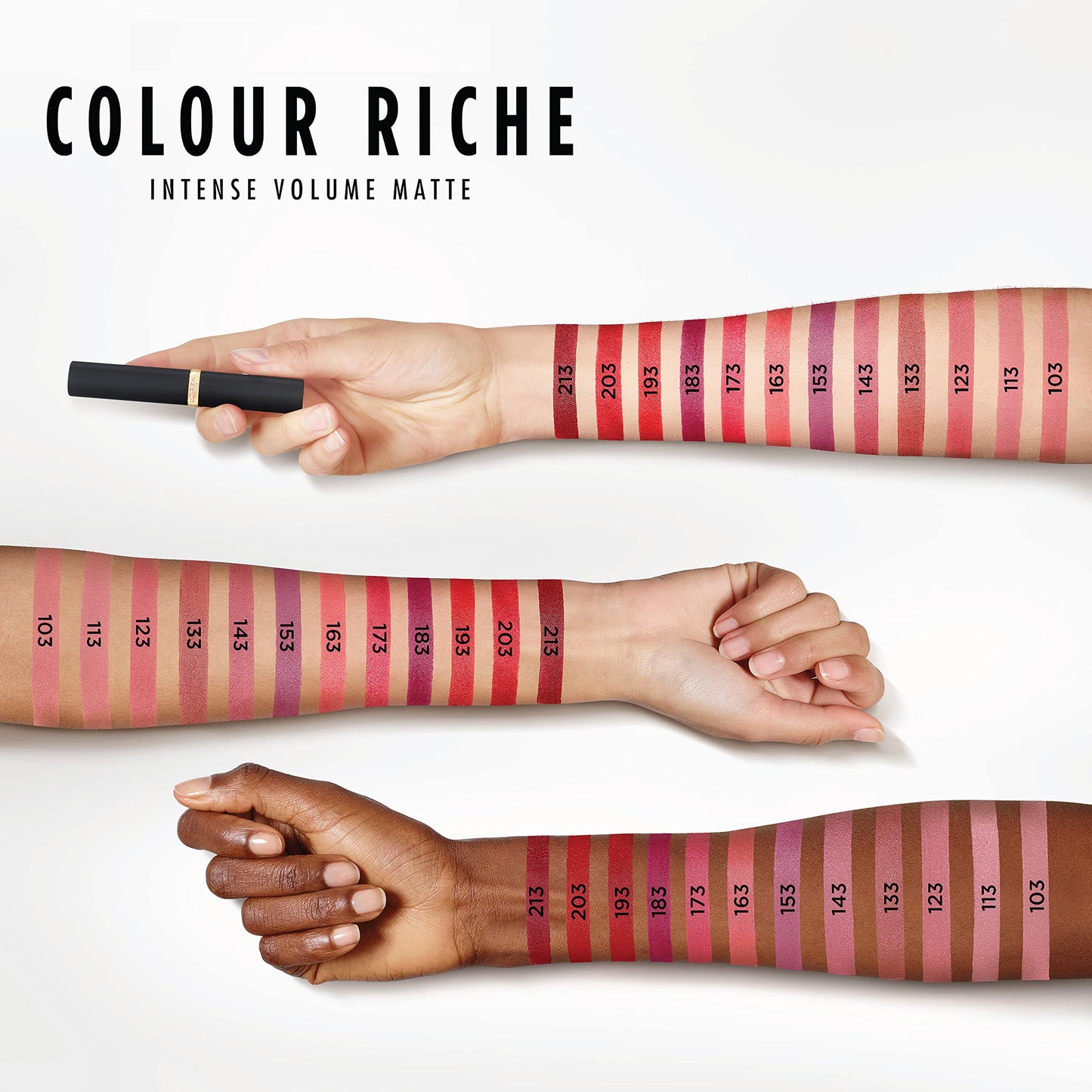 L'Oreal Paris Colour Riche Intense Volume Matte Lipstick, Lip Color Infused with Hyaluronic Acid for up to 16hr All Day Comfort, Le Nude Independant, Beauty & Personal Care L'Oreal Paris