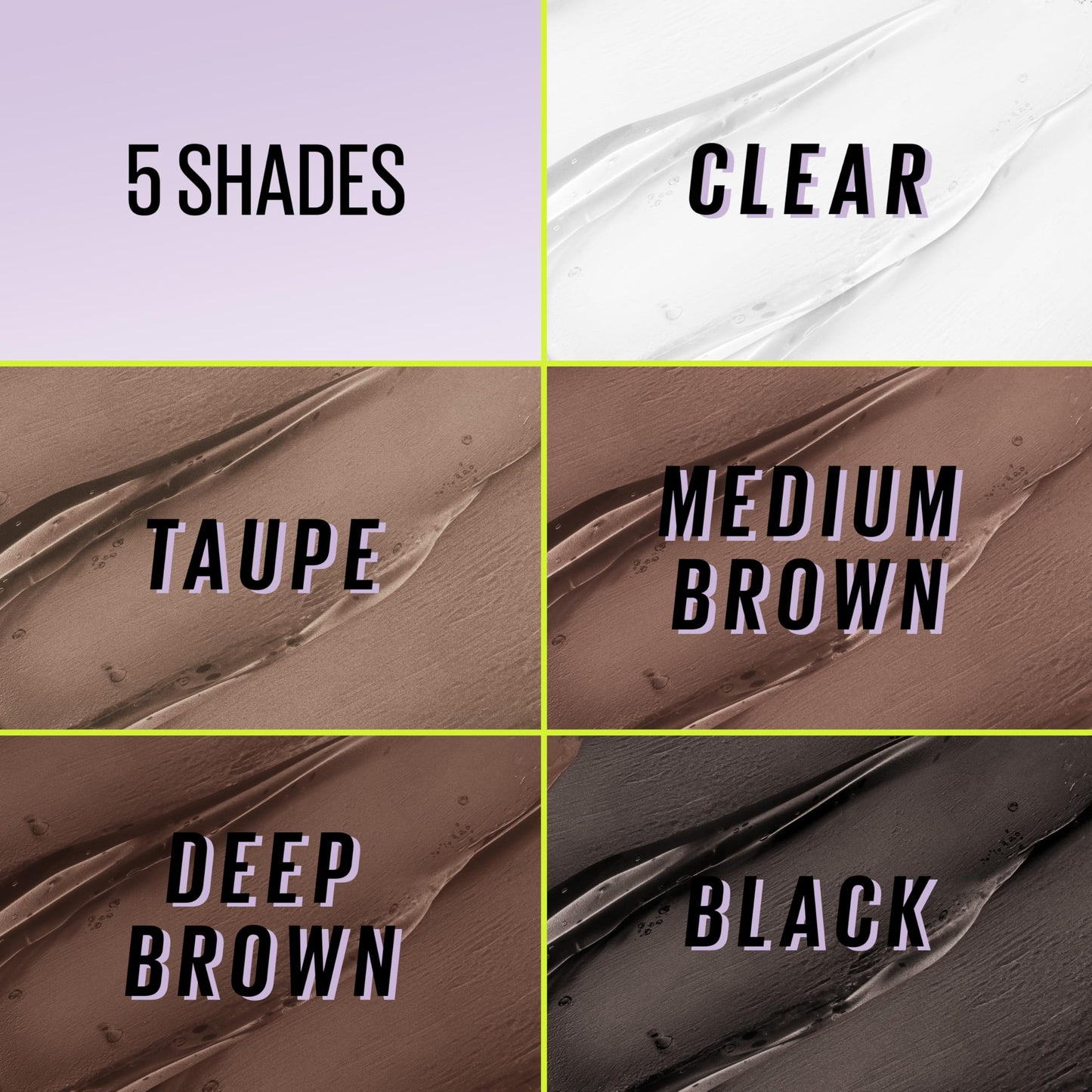 Maybelline Super Lock Brow Glue Eyebrow Gel, Lightweight and Waterproof Tinted Brow Gel For Up To 24HR Hold, Black, 1 Count Beauty & Personal Care MAYBELLINE