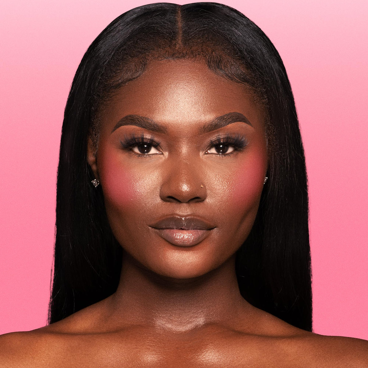 Juvia's Place Blushed Liquid BlushLighter - Pink Lady Glow - Liquid Blush for Cheeks with Luminous Glow, Long-Wearing, Buildable & Highly-Pigmented