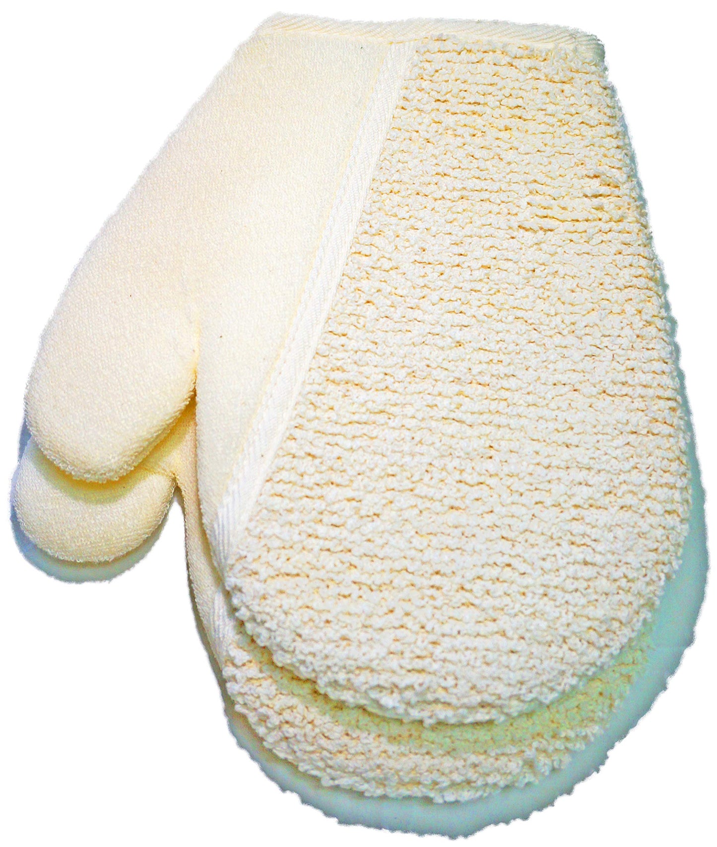 2Pack?7.8x7.7inches? Exfoliating Soft Terry Cloth Gloves Mitten Remove Dead Skin Bath Body Scrub Mitt, Deep Exfoliation Glove Skin Exfoliator Mitt Beauty & Personal Care JINS-Hung