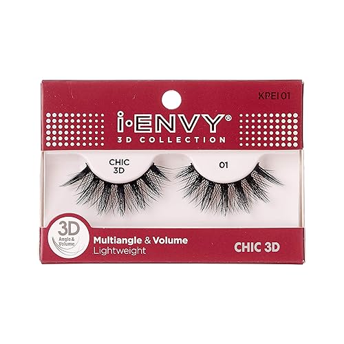 iEnvy by Kiss Iconic Collection 3D Angle & Volume Lightweight CHIC ICON KPEI01 Beauty & Personal Care i•ENVY