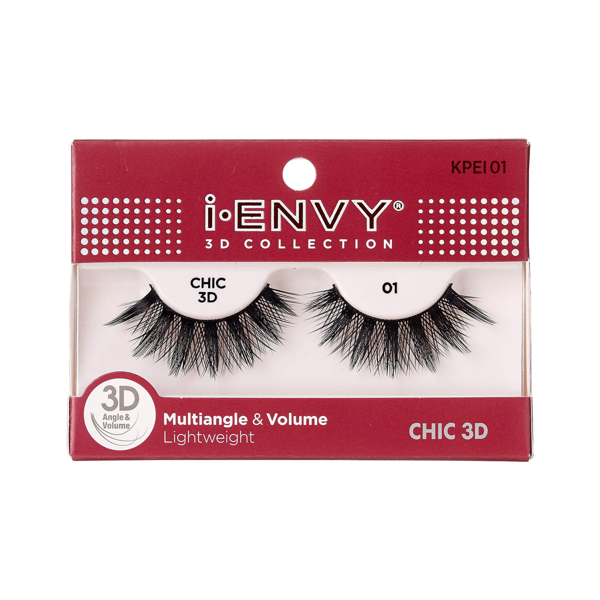 iEnvy by Kiss Iconic Collection 3D Angle & Volume Lightweight CHIC ICON KPEI01 Beauty & Personal Care i•ENVY