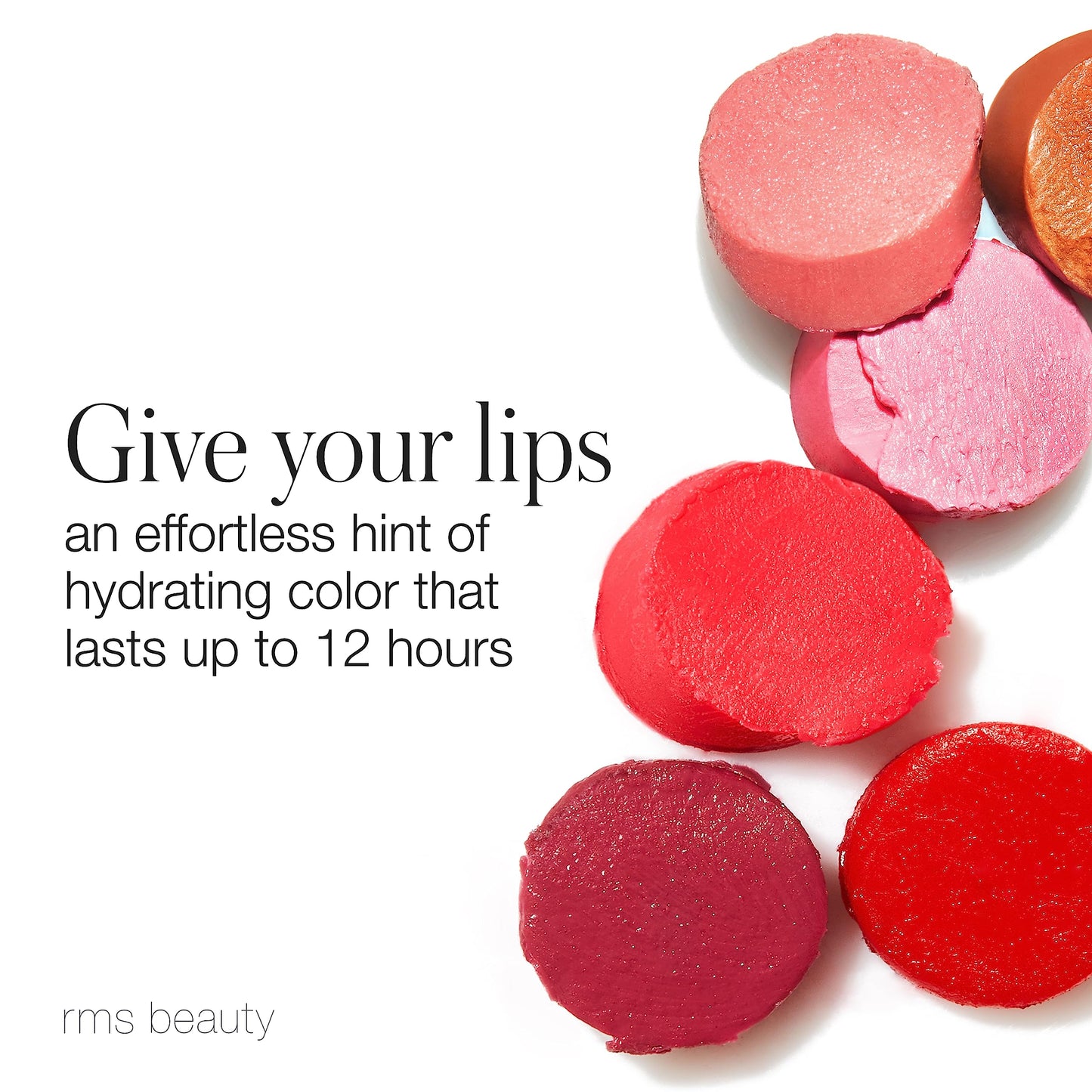 RMS Beauty Tinted Daily Lip Balm - 12-Hour Hydrating Lip Treatment - Moisturizing Jojoba Oil & Shea Butter - Fragrance-Free Glow - 0.15 oz Beauty & Personal Care RMS Beauty
