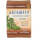 Auromere Ayurvedic Bar Soap, Sandal Turmeric - Eco Friendly, Handmade, Vegan, Cruelty Free, Natural, Non GMO (2.75 oz), 1 pack Beauty & Personal Care Auromere