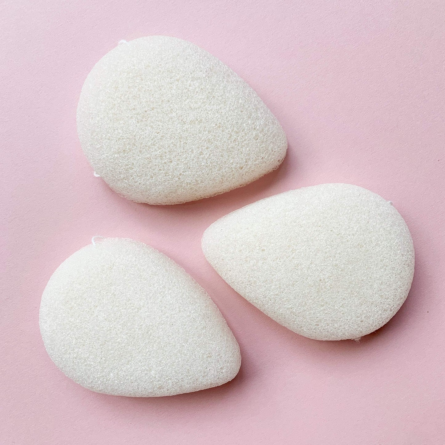 Baie Botanique Teardrop Konjac Sponge - Eco-Friendly, Gentle Facial Cleansing and Exfoliating 100% Natural Sponge, Set of 3 Beauty & Personal Care Baie Botanique