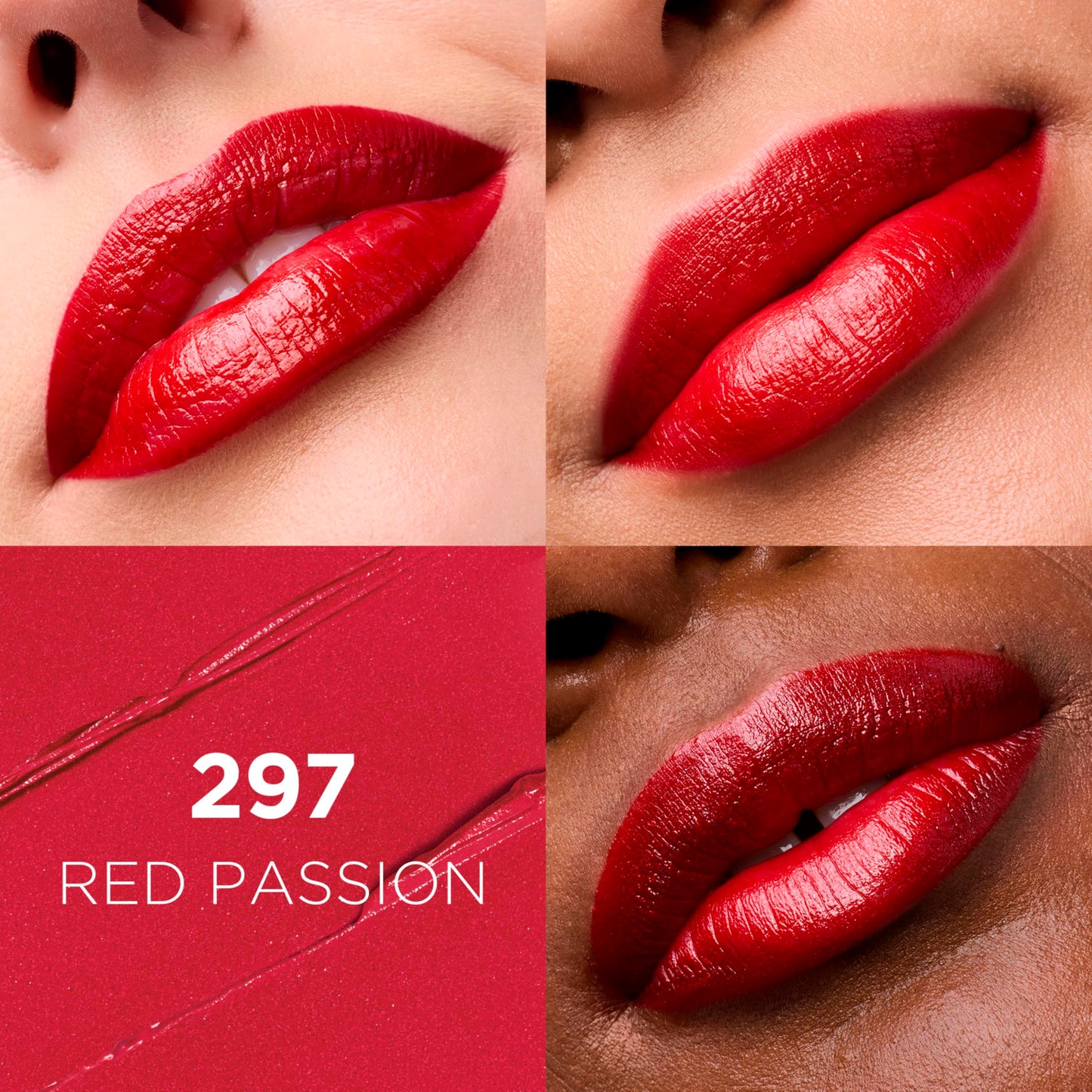 L'Oreal Paris Colour Riche Original Creamy, Hydrating Satin Lipstick with Argan Oil and Vitamin E, Red Passion , 1 Count Beauty & Personal Care L'Oreal Paris