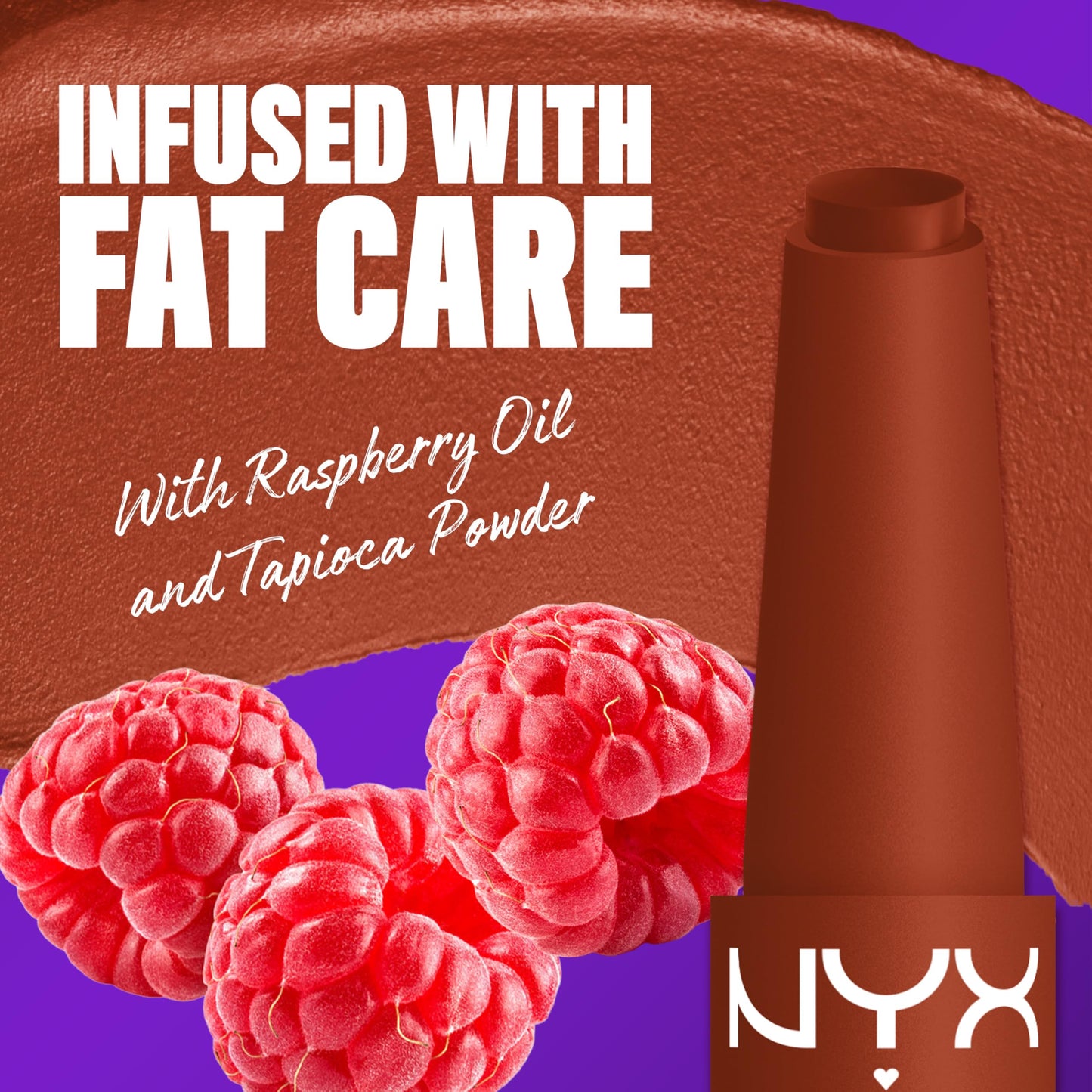 NYX PROFESSIONAL MAKEUP Fat Matte Lipstick, Pigmented, Smoothing, & Non-Drying Lip Crayon, Long Lasting Lip Makeup, Vegan & Cruelty Free - Beary Nude Beauty & Personal Care NYX PROFESSIONAL MAKEUP