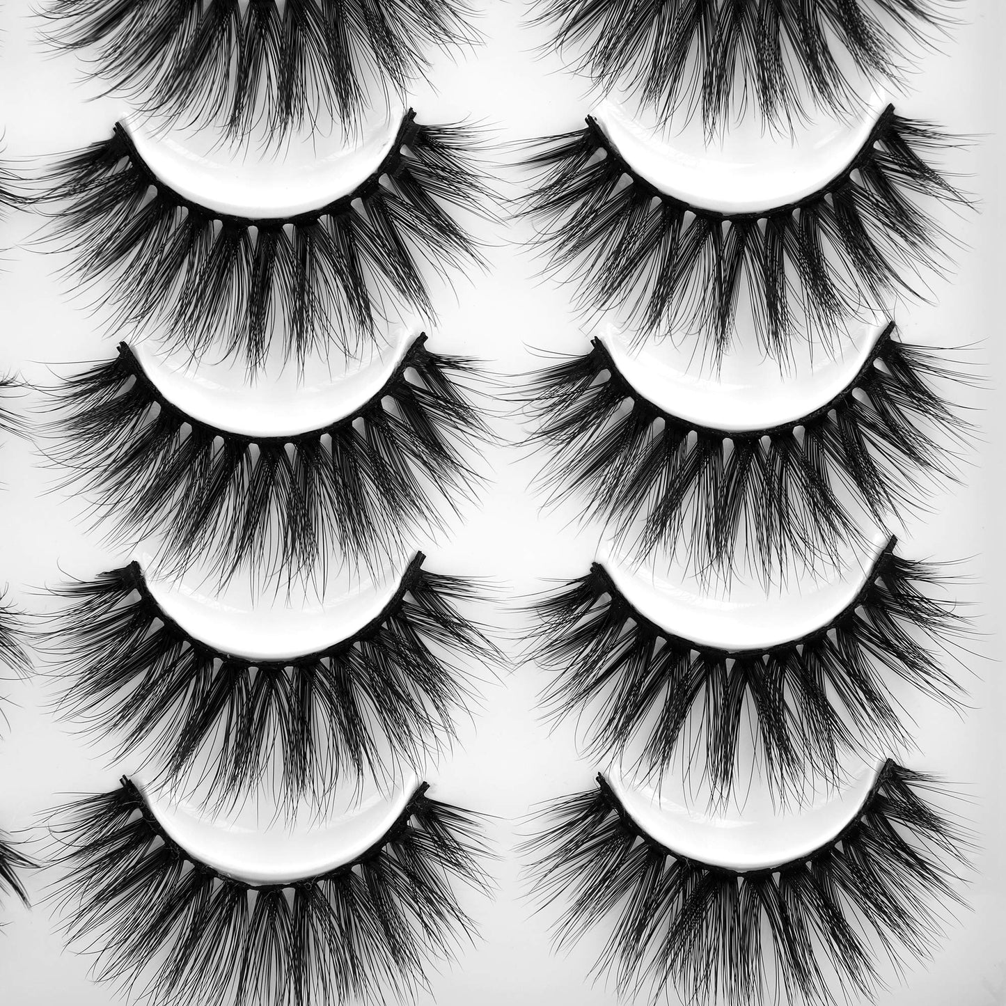 Lanflower Fake Eyelashes Natural Look Dramatic 3D Lashes Pack Faux Mink 20 Pairs 4 Styles Beauty & Personal Care LANFLOWER