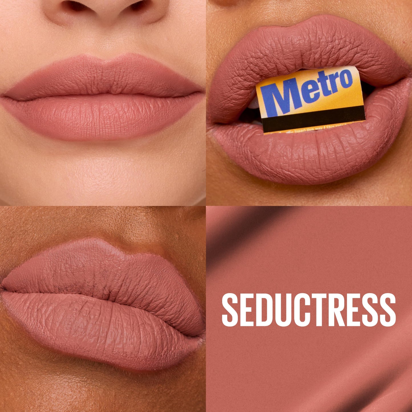 Maybelline Super Stay Matte Ink Liquid Lipstick Makeup, Long Lasting High Impact Color, Up to 16H Wear, Seductress, Light Rosey Nude, 1 Count Beauty & Personal Care MAYBELLINE