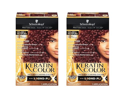 Schwarzkopf Professional Quality Color, For All Hair Textures, Keratin Color, Crimson 9.89, Pack of 2 Beauty & Personal Care Schwarzkopf