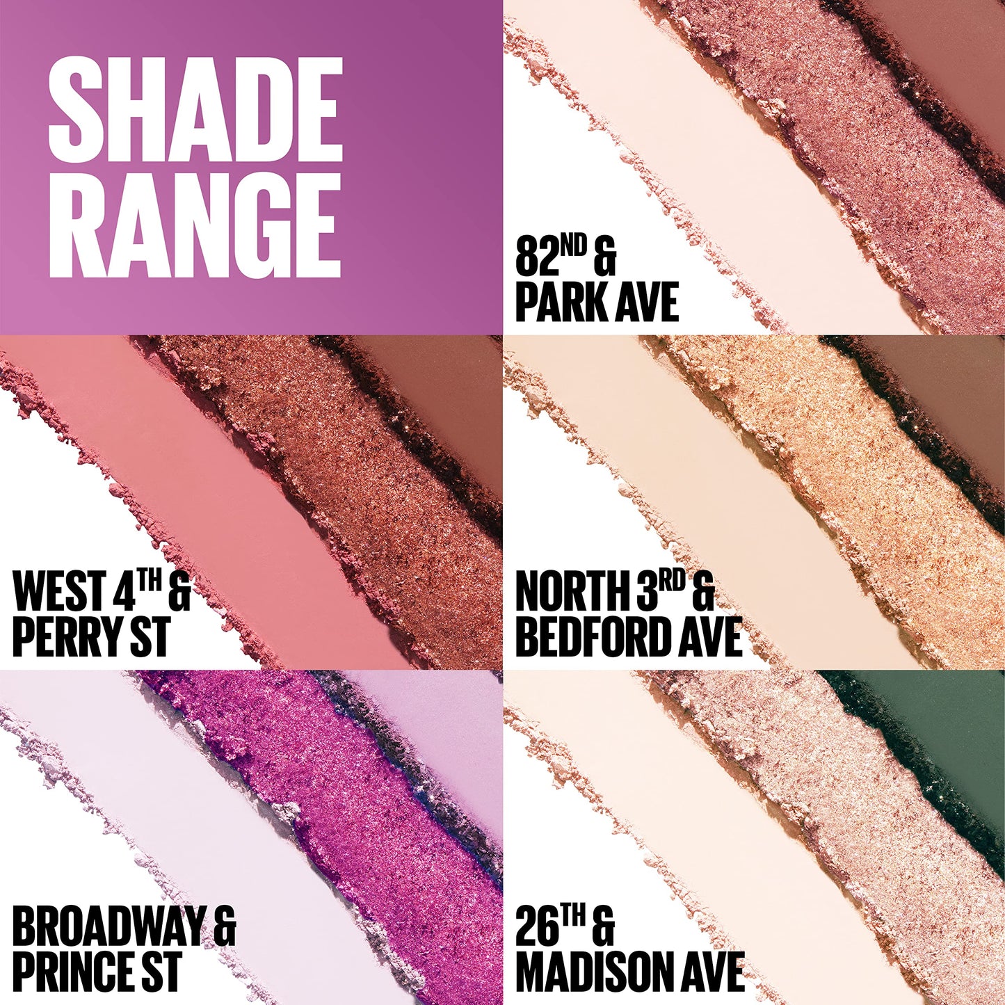 Maybelline New York Shadow Blocks Shadow Blocks Eyeshadow Palette, Stacked Eye Shadow Trio, 82nd & Park Ave, 0.08 oz Beauty & Personal Care MAYBELLINE