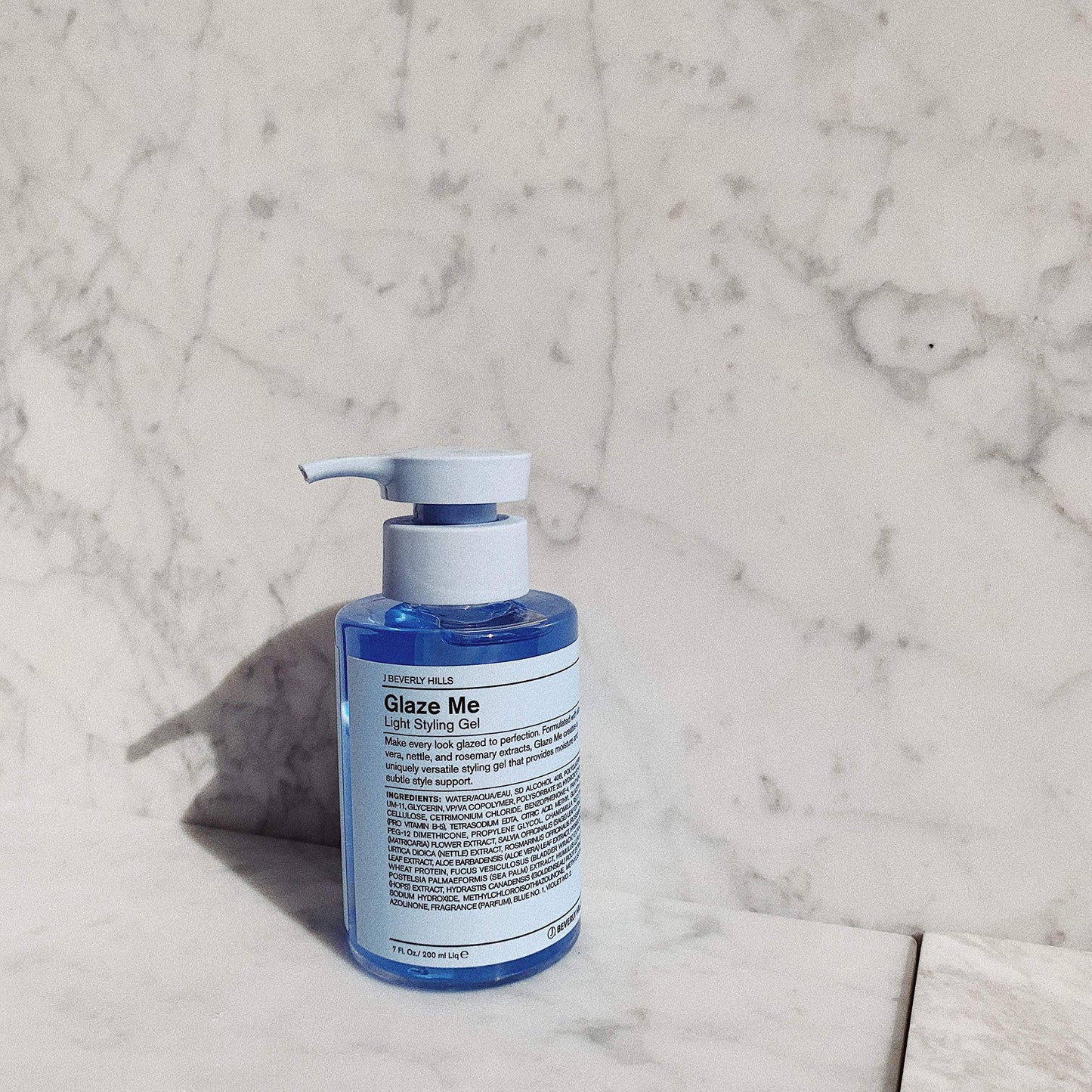 J Beverly Hills Blue Glaze Me Light Styling Hair Gel with Aloe Vera for Moisture, Light Hold, 7 Oz Beauty & Personal Care J Beverly Hills