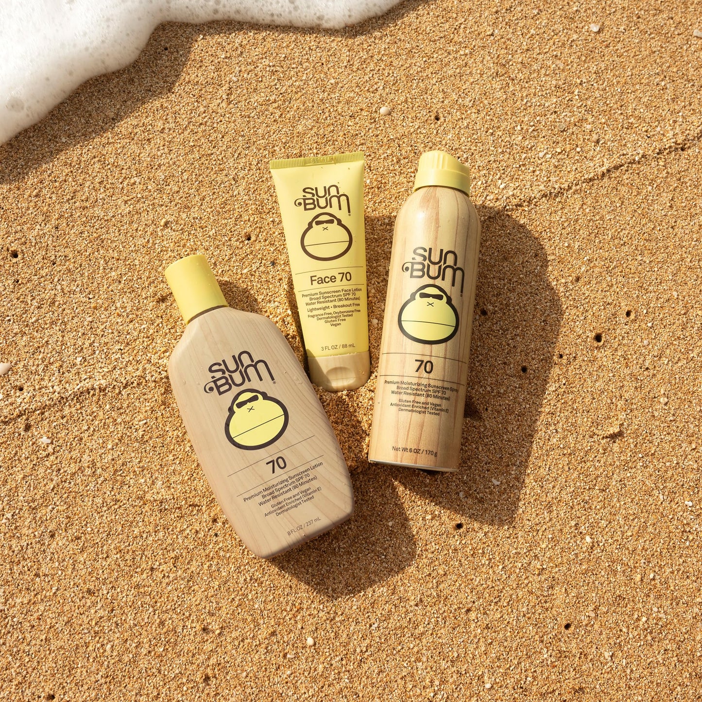 Sun Bum Original SPF 70 Sunscreen Body Spray - Broad Spectrum Moisturizing Sunscreen with Vitamin E - Hawaii 104 Act Compliant (Made without Beauty & Personal Care Sun Bum