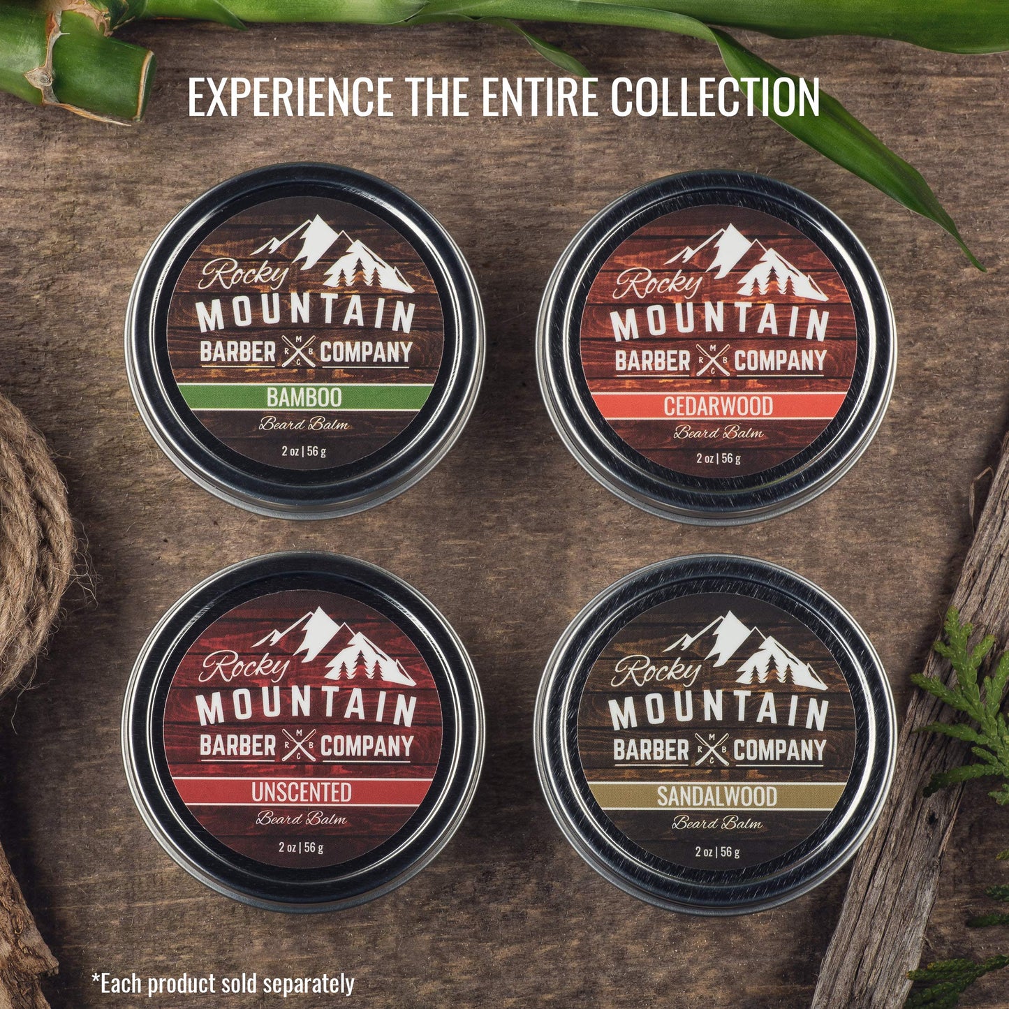 Rocky Mountain Barber Company Beard Balm - Classic Unscented - 100% Natural - Premium Wax Blend with Nutrient Rich Bees Wax, Jojoba, Coconut Oil Beauty & Personal Care Rocky Mountain Barber Company
