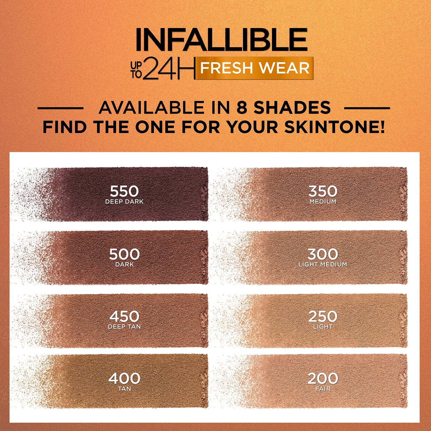 L'Oreal Paris Infallible Up to 24H Fresh Wear Soft Matte Longwear Bronzer. Waterproof, heatproof, Transfer, humidity and sweatproof, Deep Tan, 0.31 oz Beauty & Personal Care L'Oreal Paris