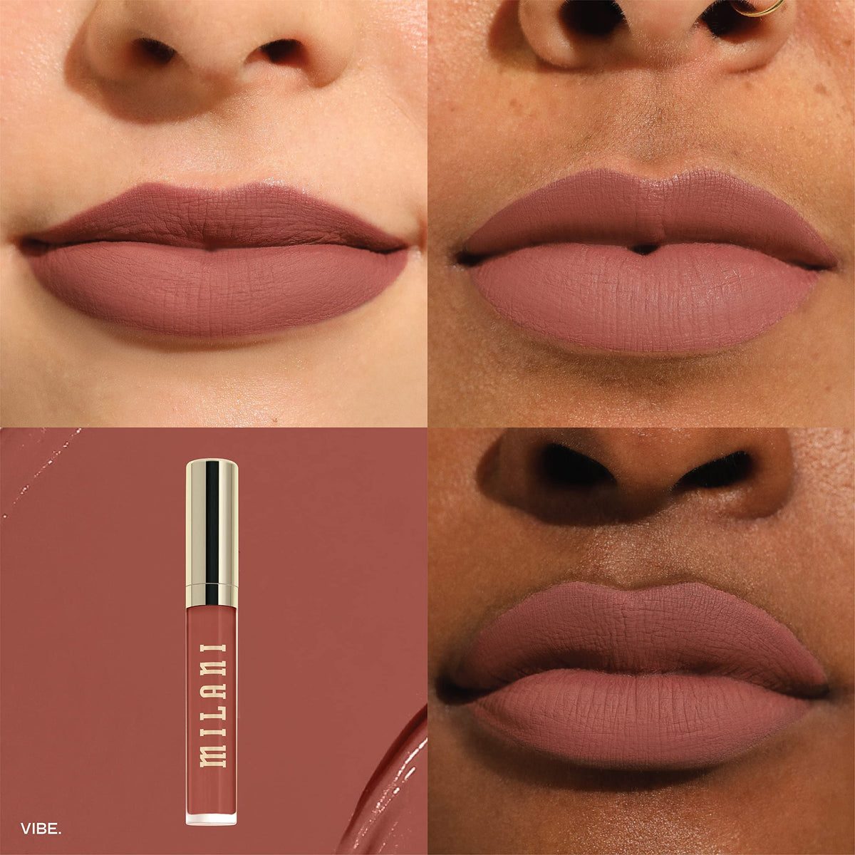Milani Stay Put Longwear Liquid Lipstick - Smudge-Proof, Kiss-Proof, and Fade-Resistant Formula for All-Day Wear - Vibe Beauty & Personal Care Milani