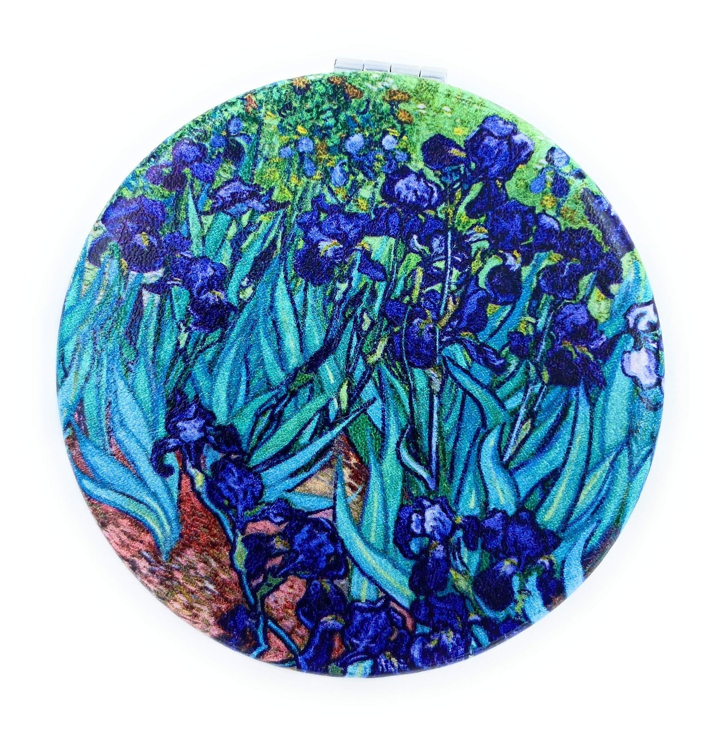 Aeisage Pocket Mirror for Women Small Travel Mirror Magnifying Van Gogh Irises Flower Purse Mirror Compact Unique Gift for Artistic Mom Beauty & Personal Care Aeisage