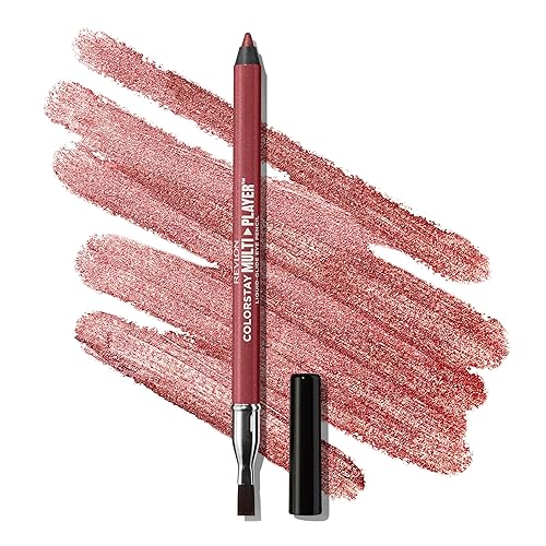 REVLON ColorStay Multiplayer Liquid-Glide Eye Pencil, Multi-Use Eye Makeup With Blending Brush, Blends Then Sets, Creamy Texture, Waterproof Beauty & Personal Care REVLON
