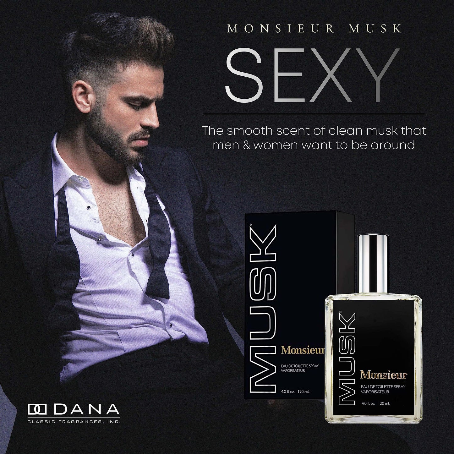 Dana Monsieur Musk Gift Set - EDT Spray & Shower Gel Beauty & Personal Care Dana