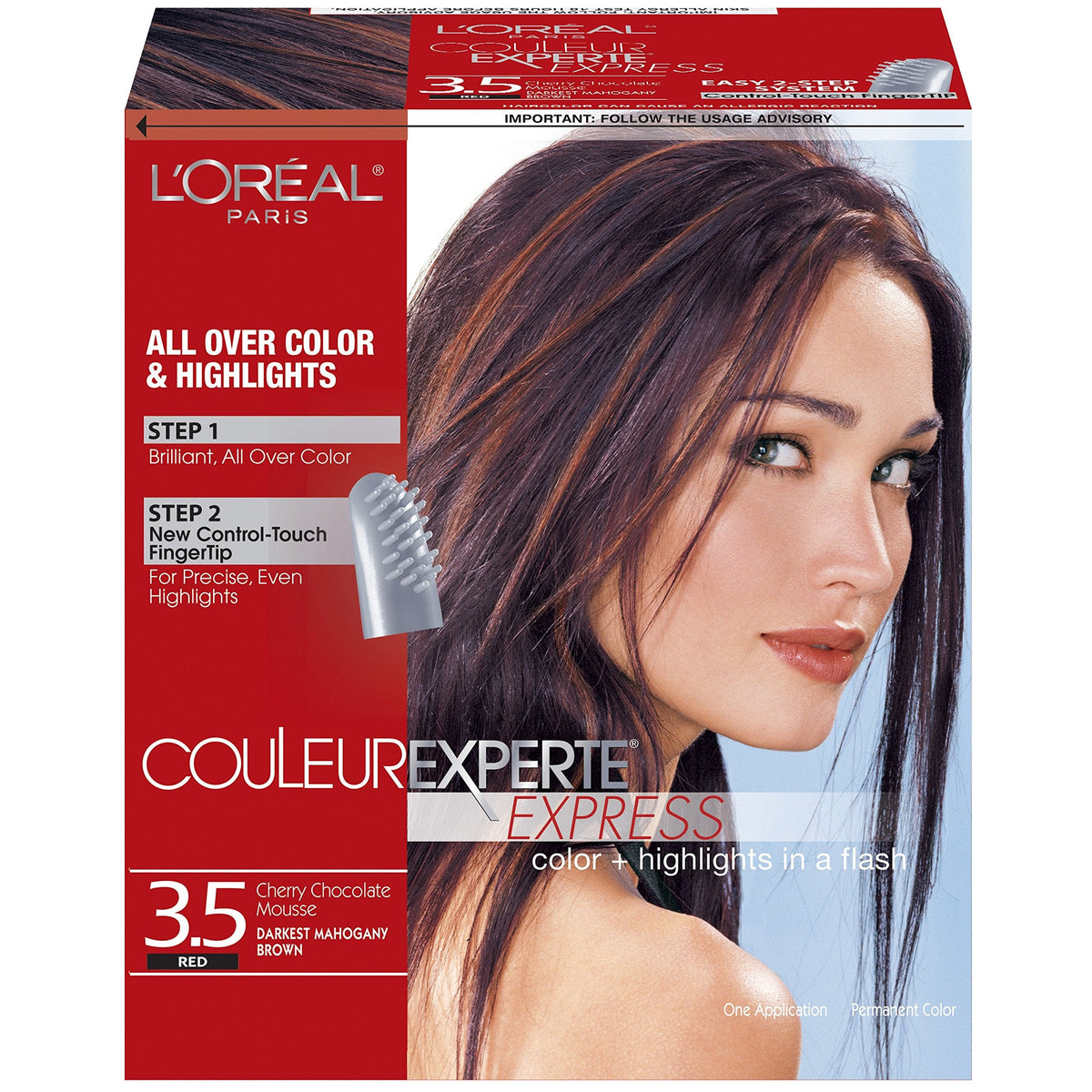 L’Oreal Paris Couleur Experte 2-Step Home Hair Color and Highlights Kit, Chocolate Mousse Beauty & Personal Care L'Oreal Paris