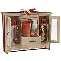 Bath and Body Gift Basket For Women and Men French Vanilla Bath & Body Collection Gift Curio, Includes Shower Gel, Bubble Bath, Body Lotion & More Beauty & Personal Care Freida and Joe