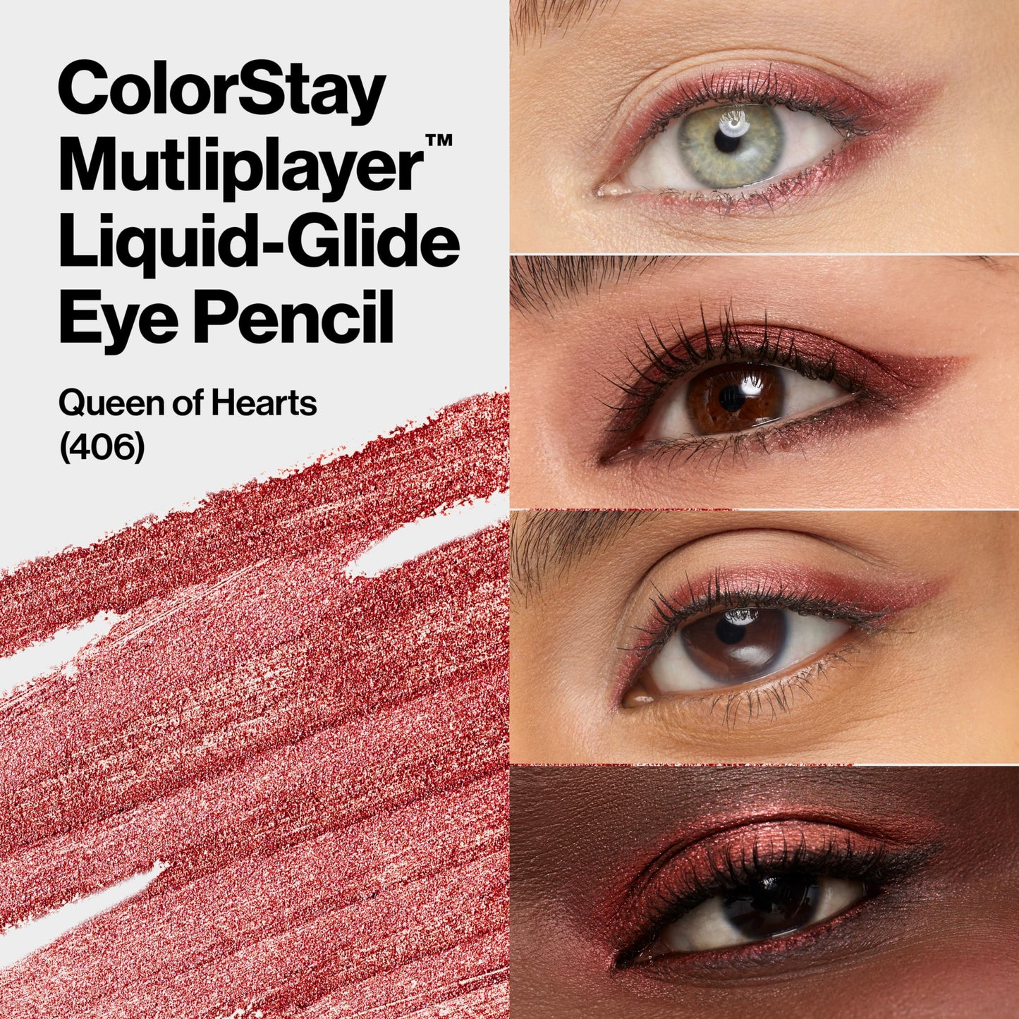 REVLON ColorStay Multiplayer Liquid-Glide Eye Pencil, Multi-Use Eye Makeup With Blending Brush, Blends Then Sets, Creamy Texture, Waterproof Beauty & Personal Care REVLON