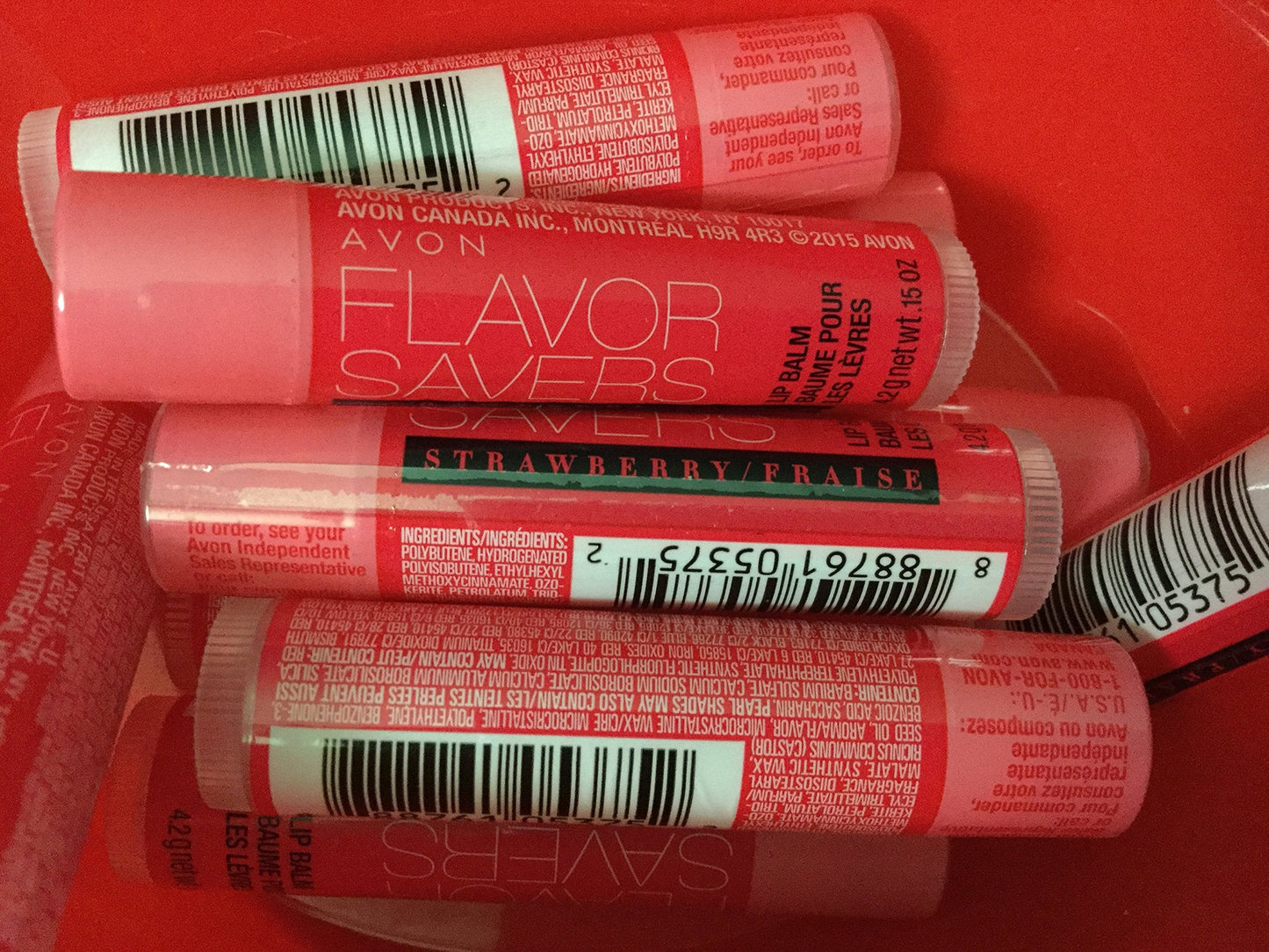 Avon Flavor Savers Lip Balm Strawberry (Lot of 10) Beauty and Personal Care AVON