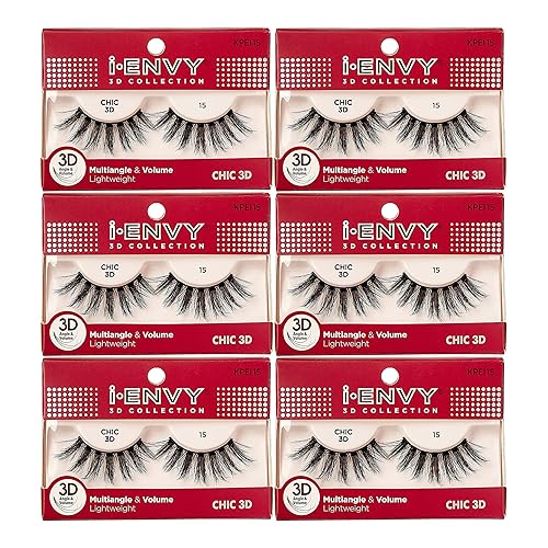 i-Envy 3D Glam Collection Multi-angle & Volume (6 PACK, KPEI15) Beauty & Personal Care i•ENVY