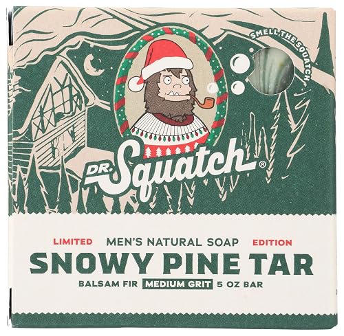 SOAP BAR SNOWY PINE TAR Beauty & Personal Care Dr. Squatch