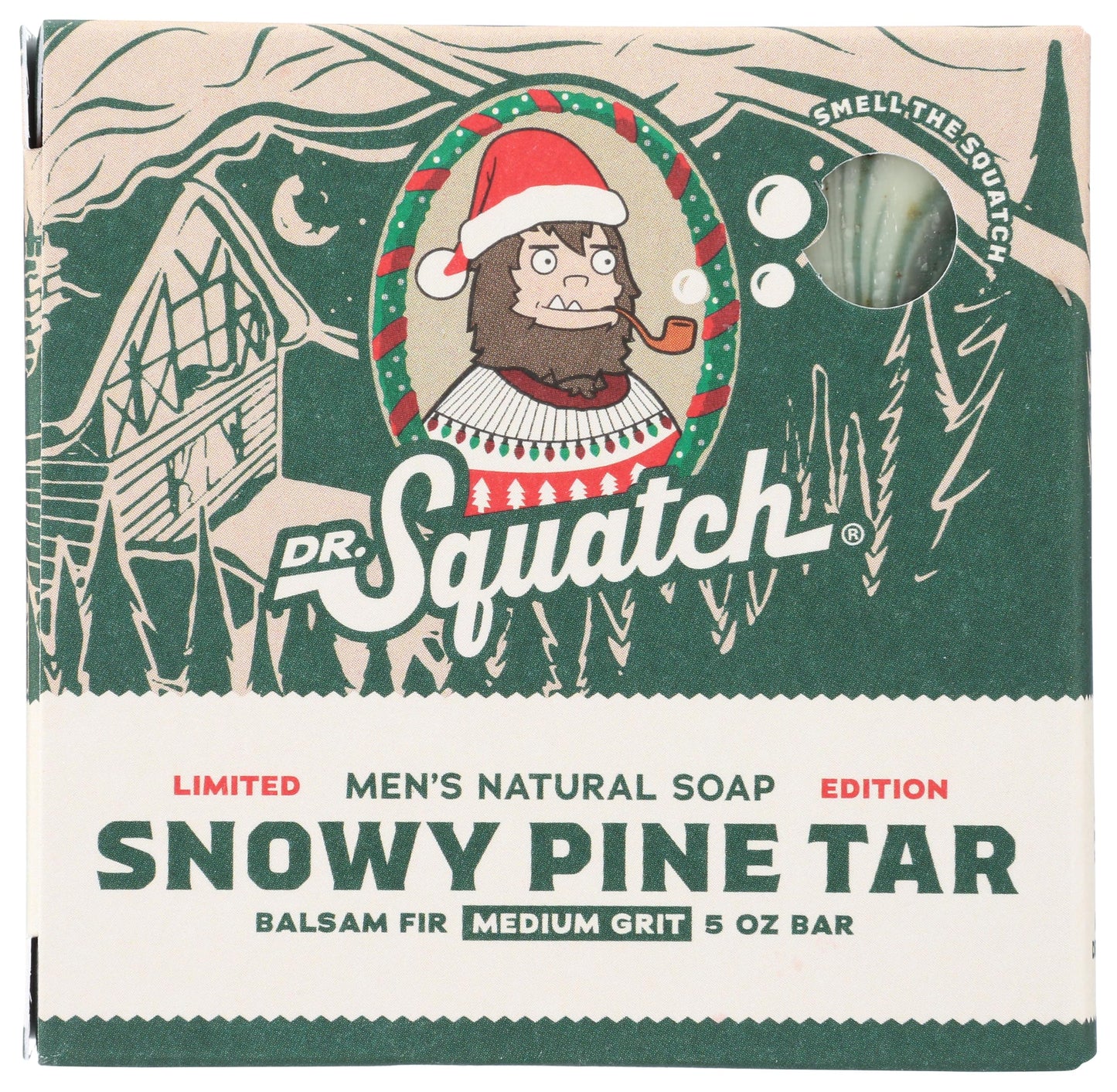 SOAP BAR SNOWY PINE TAR Beauty & Personal Care Dr. Squatch