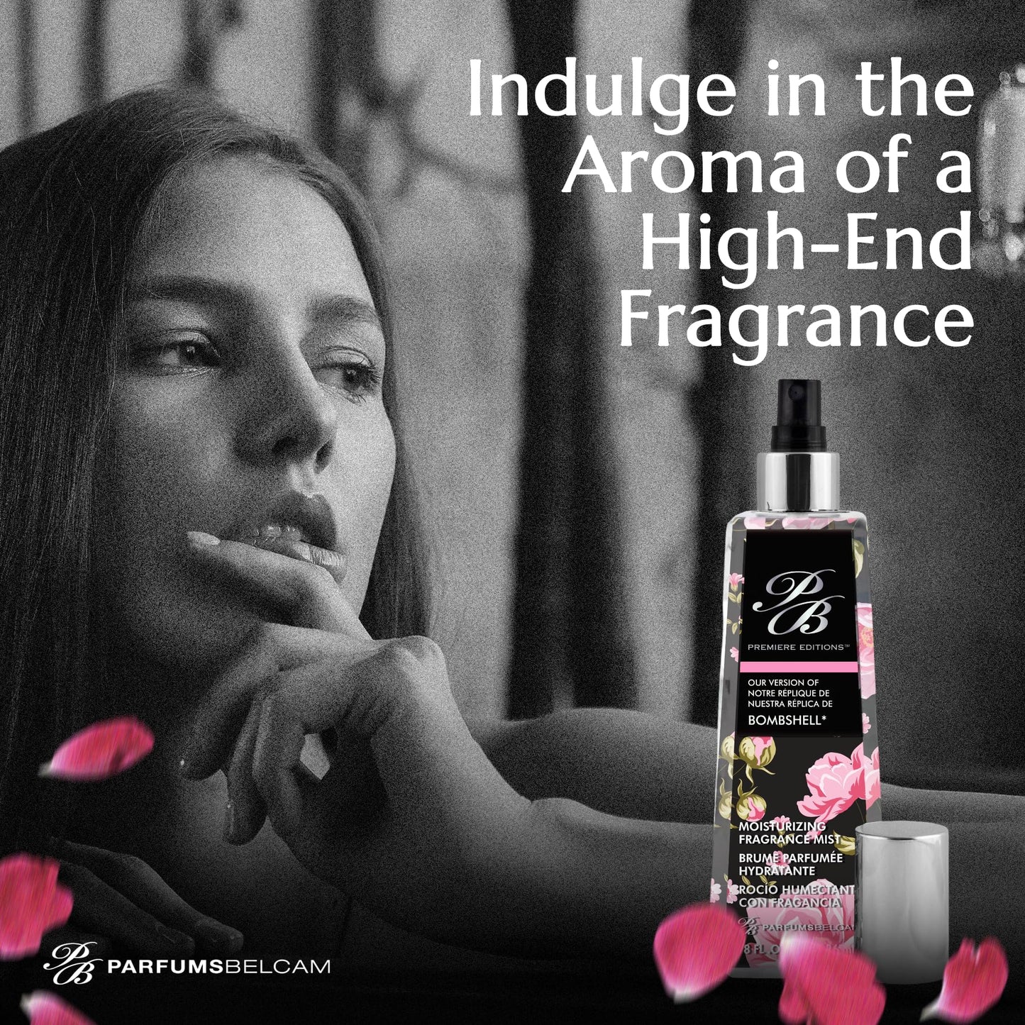PB ParfumsBelcam Premiere Editions Moisturizing Fragrance Mist for Women - Fruity Floral Scent with Red Berries, Peony & Soft Florals - Hydrating Body Beauty & Personal Care PB ParfumsBelcam