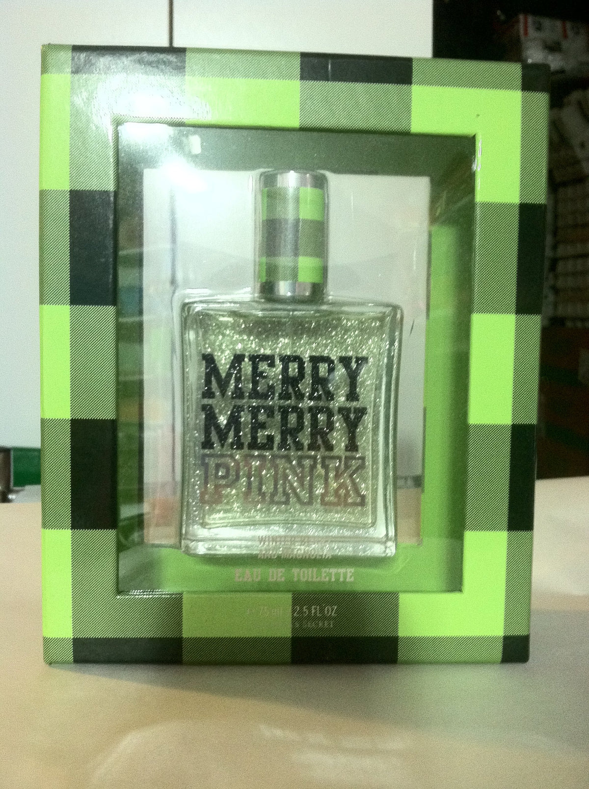 Victorias Secret Merry Merry Pink Winter Berry and Magnolia Eau De Toilette 2.5 Oz