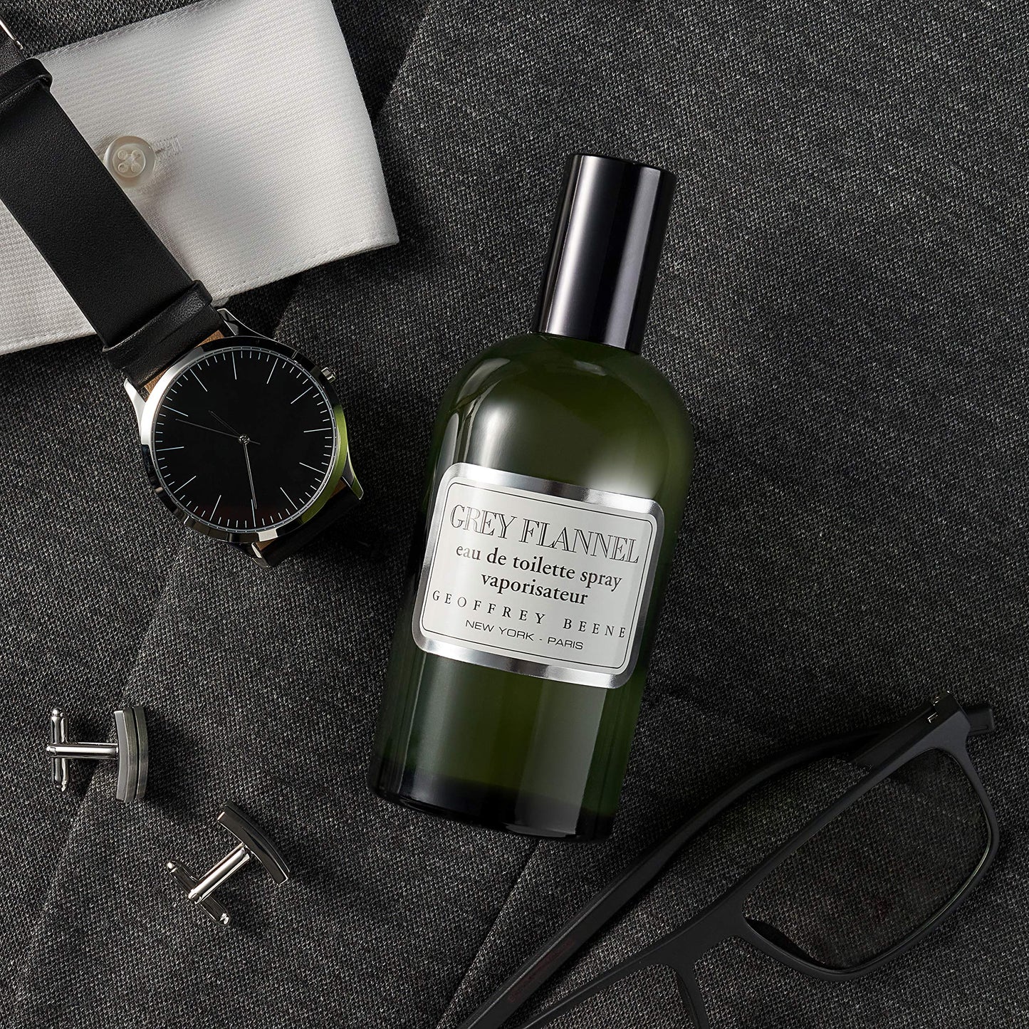 Geoffrey Beene Grey Flannel Men's Perfume, Eau De Toilette Daytime Luxurious Spray, Gift for Him, 4 oz Beauty & Personal Care Geoffrey Beene