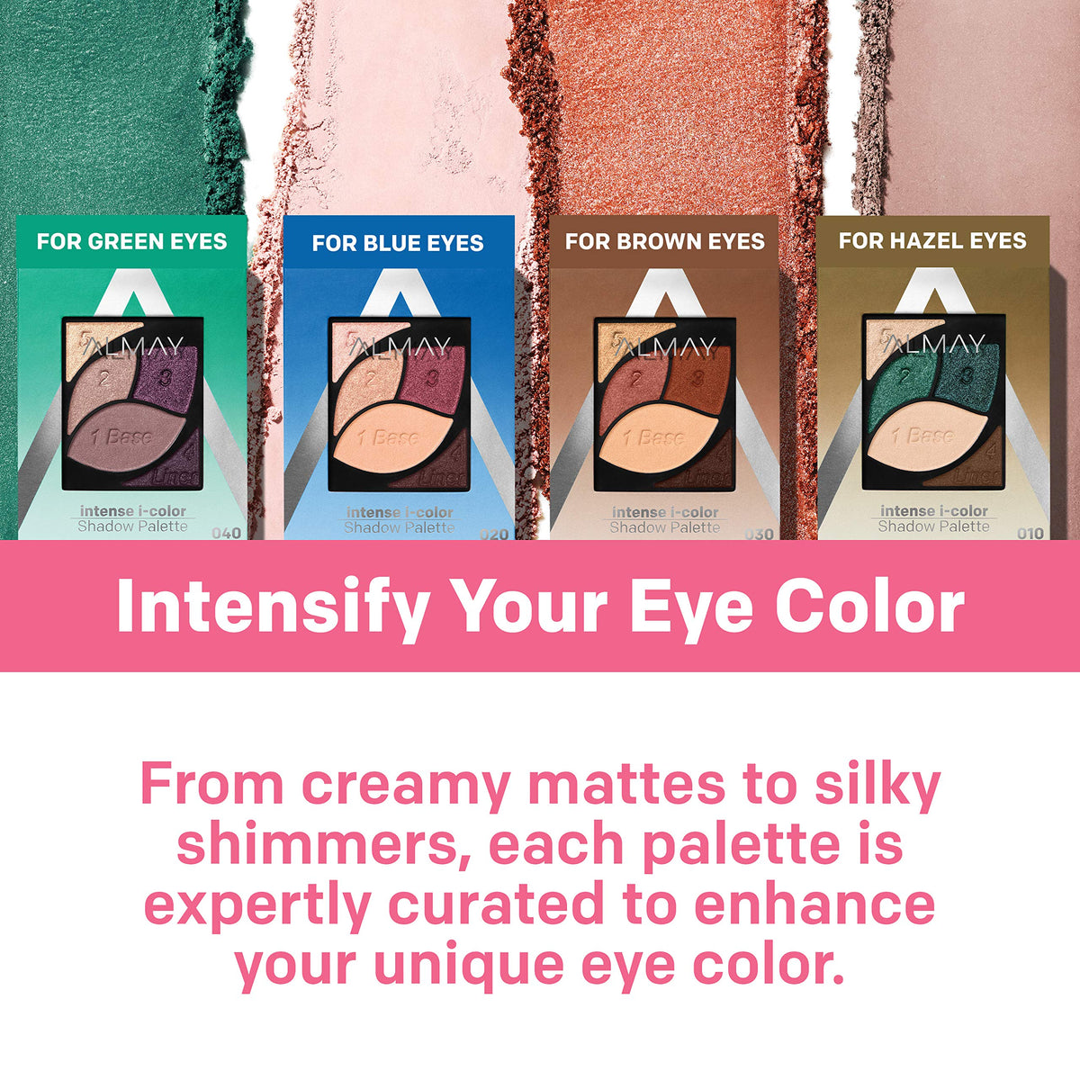 Almay Eyeshadow Palette, Longlasting Eye Makeup, Primer Enriched with Antioxidant Vitamin E, Hypoallergenic, 040 Green Eyes, 0.1 Oz Beauty & Personal Care Almay