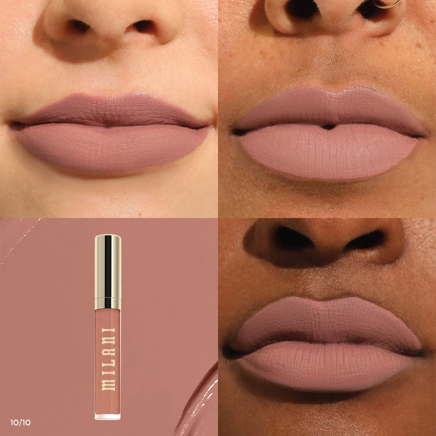 Milani Stay Put Longwear Liquid Lipstick - Smudge-Proof, Kiss-Proof, and Fade-Resistant Formula for All-Day Wear - 10/10 Beauty & Personal Care Milani